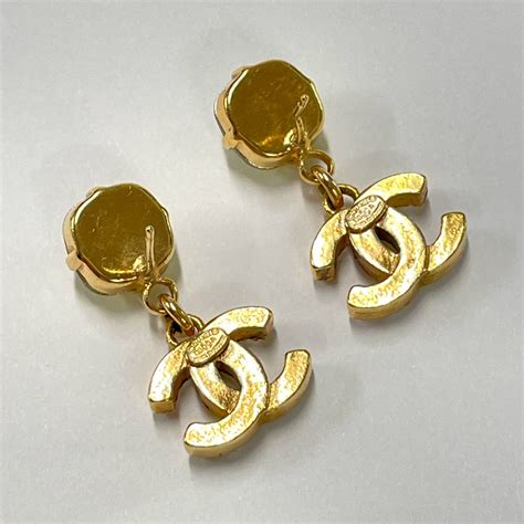 fake chanel earrings wholesale|chanel earrings on etsy.